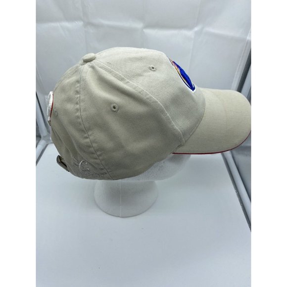 Rusty Wallace 2 Miller Lite Nascar Baseball Hat Cap Strapback Tan Beige Khaki - Picture 2 of 14